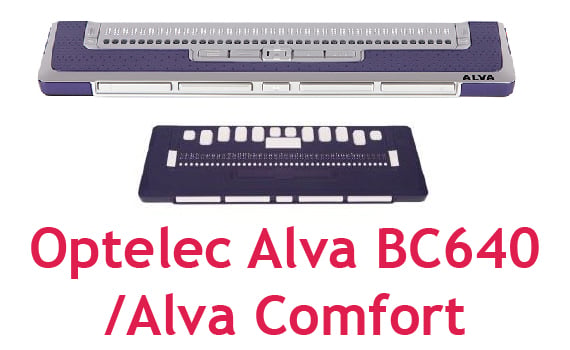 Optelec Alva BC640 & Alva Comfort Braille Displays
